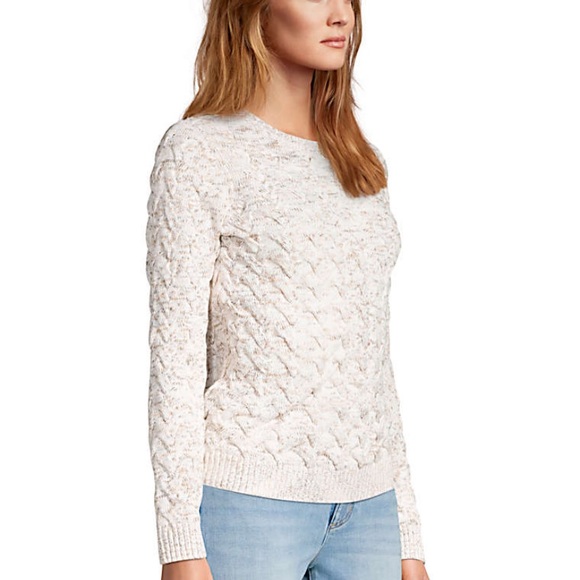 NWT LANDS END CABLE KNIT SWEATER - Picture 3 of 8